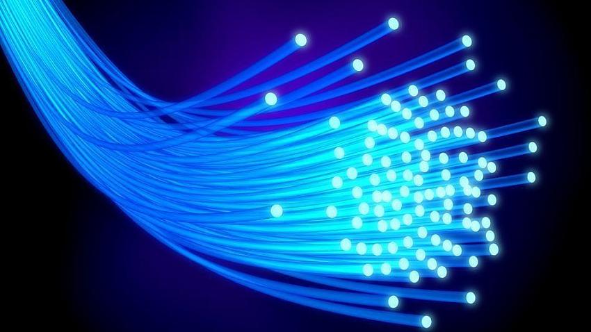 Optisk fiber installerad